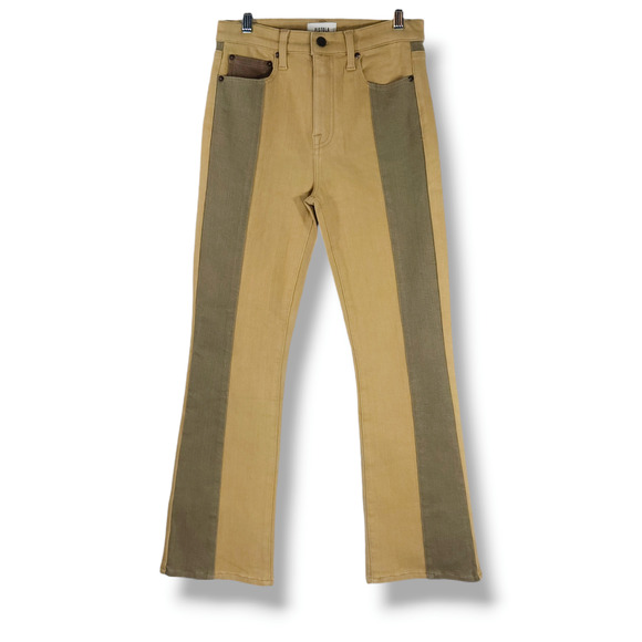 NWOT Pistola Charlie Transitions Colorblock High Rise Straight Jeans Sz. 26x27 - Picture 2 of 10